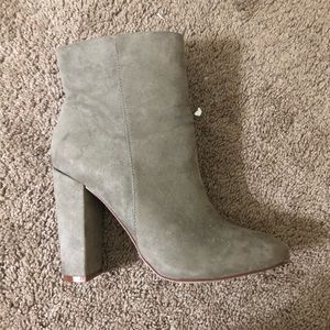 Suede booties